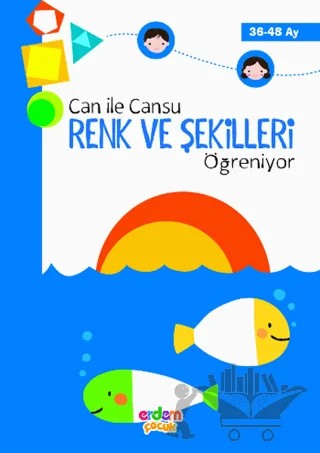 Renk ve Şekilleri Öğreniyorum (36-48 Ay) – Kolektif – Erdem Çocuk kitap kapağı