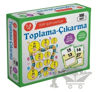 Toplama Çıkarma 7 - 8 Yaş Dört İşlem Kartlar – Kolektif – Teleskop Popüler Bilim kitap kapağı