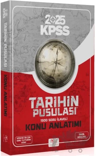 2025 KPSS Tarihin Pusulası Konu Anlatımı- 1500 Soru İlaveli – İsmail Adıgüzel – CBA Akademi kitap kapağı