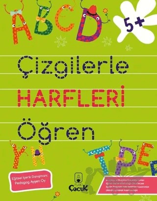 Çizgilerle Harfleri Öğren – Kolektif – Floki Çocuk kitap kapağı