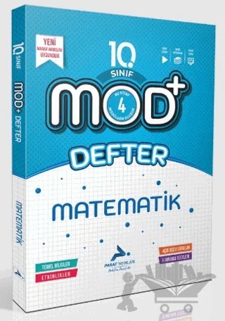 10. Sınıf Matematik MOD konu Anlatım Defteri – Kolektif – Paraf Yayınları kitap kapağı