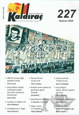 Kaldıraç Dergisi Sayı: 227 Haziran 2020 – Kaldıraç Yayınevi kitap kapağı