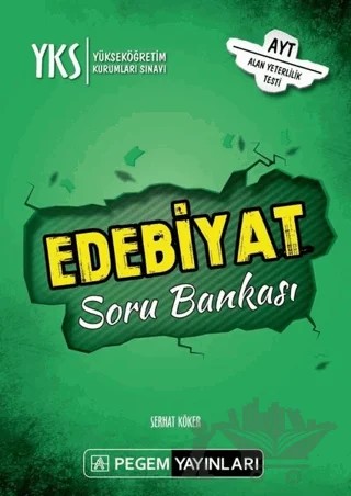 2019 YKS AYT Edebiyat Soru Bankası – Serhat Köker – Pegem Akademi Yayıncılık kitap kapağı