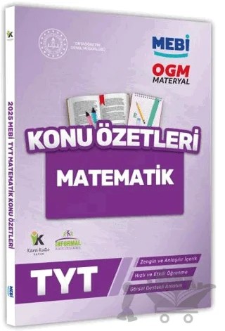 2025 YKS-TYT MEBİ-OGM Matematik Pratik Konu Özet Kitabı Görsel Destekli – Kolektif – Karakutu Yayın kitap kapağı