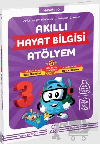 3. Sınıf Hayatimo Akıllı Hayat Bilgisi Atölyem – Mustafa Aygün, Tayyar İnceoğlu – Arı Yayıncılık kitap kapağı