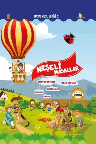 Neşeli Masallar - Masal Kuşu Serisi 2 – Uğur Kılıç – Akçağ Yayınları kitap kapağı