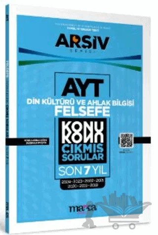 AYT Din Kültürü ve Ahlak Bilgisi / Felsefe Konu Konu Çıkmış Sorular Son 7 Yıl – Kollektif – Marka Yayınları kitap kapağı