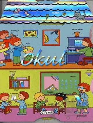 Çarkı Çevir - Okul – Kolektif – Çiçek Yayıncılık kitap kapağı