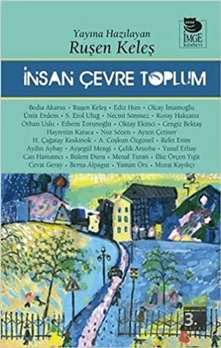 İnsan Çevre Toplum – Ruşen Keleş – İmge Kitabevi Yayınları kitap kapağı