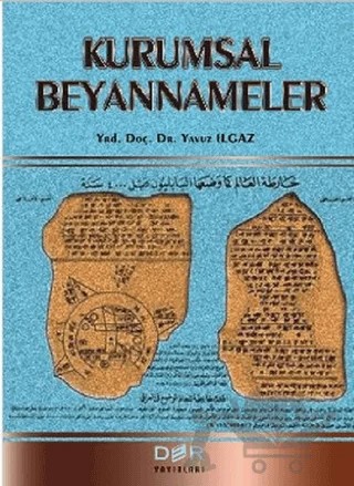 Kurumsal Beyannameler – Yavuz Ilgaz – Der Yayınları kitap kapağı