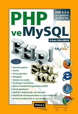 PHP ve MySQL – Erkan Balaban – Pusula Yayıncılık kitap kapağı