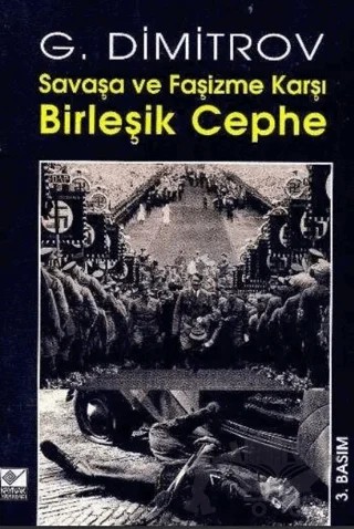 Savaşa ve Faşizme Karşı Birleşik Cephe – Georgi Dimitrov – Kaynak Yayınları kitap kapağı