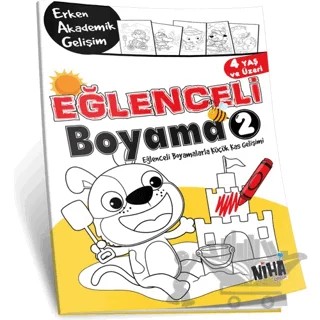 Eğlenceli Boyama 2 – Kolektif – Niha Çocuk kitap kapağı