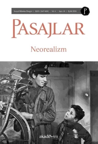 Pasajlar Sosyal Bilimler Dergisi Sayı 18 - Neorealizm – Pasajlar Sosyal Bilimler Dergisi kitap kapağı