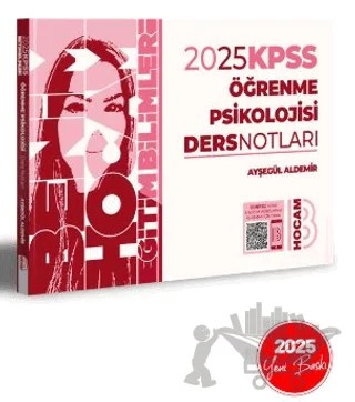 2025 KPSS Eğitim Bilimleri Öğrenme Psikolojisi Video Ders Notları – Ayşegül Aldemir – Benim Hocam Yayınları kitap kapağı