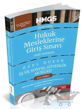 HMGS İş ve Sosyal Güvenlik Hukuku Soru Bankası – Sinan Sakin – Savaş Yayınevi kitap kapağı