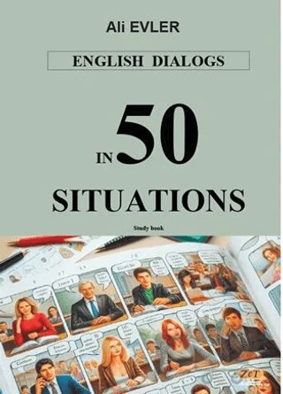 English Dialogs In 50 Situations – Ali Evler – Zet Yayınları kitap kapağı