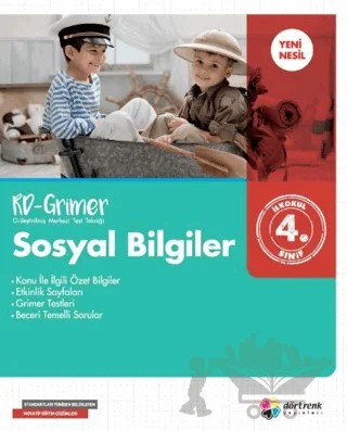 4. Sınıf Sosyal Bilgiler Rd - Grimer – Kollektif – Dört Renk Yayınları kitap kapağı