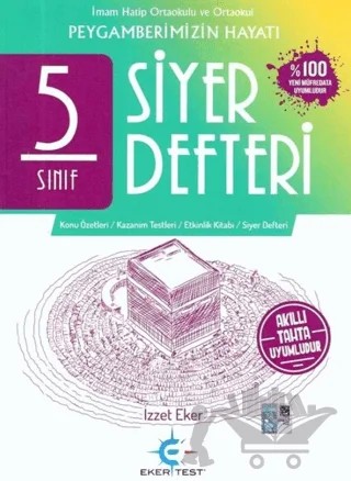 5. Sınıf Peygamberimizin Hayatı Siyer Defteri – Kolektif – Eker Test Yayınları kitap kapağı