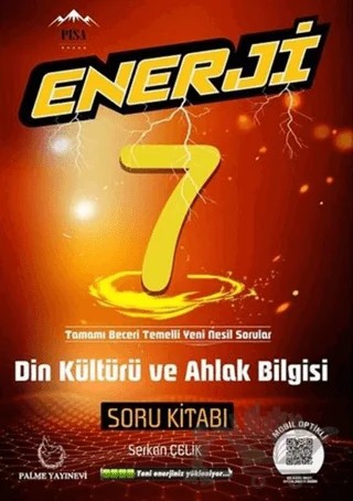 7. Sınıf Enerji Din Kültürü ve Ahlak Bilgisi Soru Kitabı – Kolektif – Palme Yayınları kitap kapağı