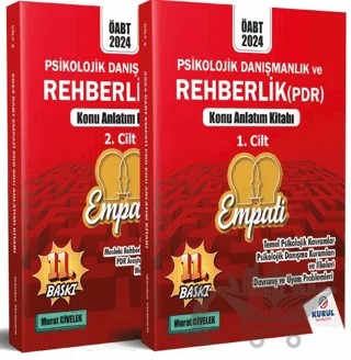2024 ÖABT Empati Psikolojik Danışmanlık ve Rehberlik Konu Anlatımlı Modüler Set – Murat Civelek – Kurul Yayıncılık kitap kapağı