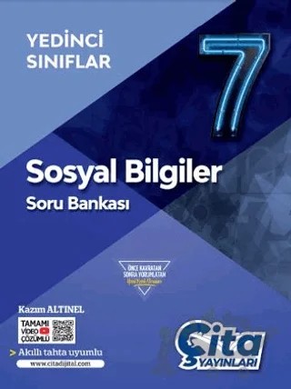 7. Sınıf Sosyal Bilgiler Soru Bankası – Kolektif – Çita Yayınları kitap kapağı