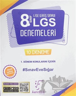 8. Sınıf LGS 1. Dönem Konuları 10 Deneme Kitabı – Kolektif – Karekök Yayıncılık kitap kapağı