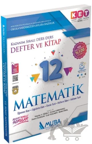 12. Sınıf KET Serisi Matematik Defter ve Kitap - 1413 – Kolektif – Muba Yayınları kitap kapağı