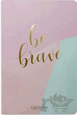 Pastel Be Brave - Defter – Kolektif – Elaspaper kitap kapağı
