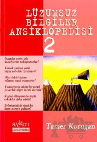 Lüzumsuz Bilgiler Ansiklopedisi 2 – Tamer Korugan – Aykırı Yayınları kitap kapağı