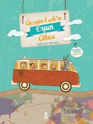 Gezgin Eşek’in Oyun Atlası (Harita Hediyeli) – Saide Nur Dikmen – Taze Kitap kitap kapağı