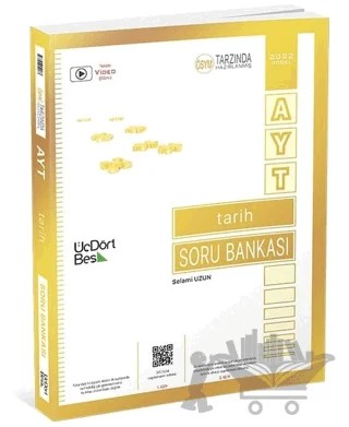 2024 AYT Tarih Soru Bankası – Selami Uzun – Üç Dört Beş Yayınları kitap kapağı