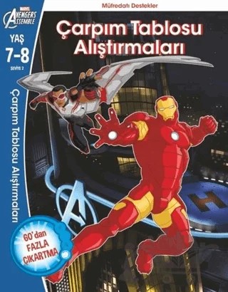 Marvel Avengers Assemble - Çarpım Tablosu Alıştırmaları – Chris Andrew – Beta Kids kitap kapağı