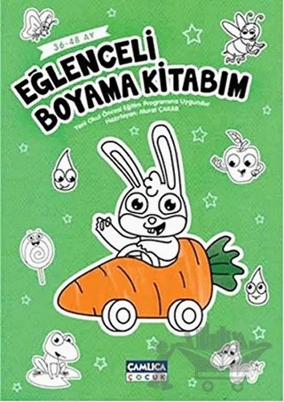 Eğlenceli Boyama Kitabım – Murat Çakar – Çamlıca Çocuk Yayınları kitap kapağı
