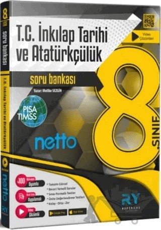Netto LGS 8. Sınıf T.C. İnkılap Tarihi ve Atatürkçülük Soru Bankası – Melike Sezgin – Referans Yayınları kitap kapağı