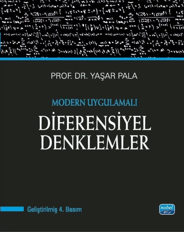 Modern Uygulamalı Diferensiyel Denklemler – Yaşar Pala – Nobel Akademik Yayıncılık kitap kapağı