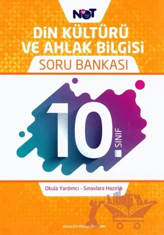 10. Sınıf Din Kültürü ve Ahlak Bilgisi Soru Bankası – Kolektif – Bi Not Yayınları kitap kapağı