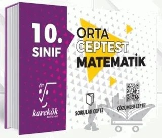 10. Sınıf Orta Ceptest Matematik Soru Bankası – Kolektif – Karekök Yayıncılık kitap kapağı