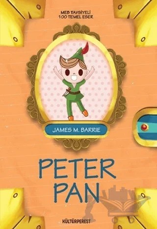 Peter Pan – James Matthew Barrie – Kültürperest Yayınevi kitap kapağı