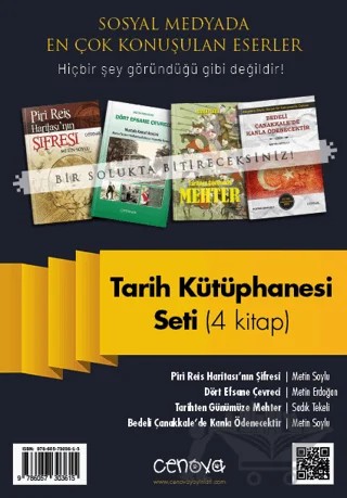 Tarih Kütüphanesi Seti (4 Kitap) – Metin Soylu, Metin Erdoğan, Sadık Tekeli – Cenova Yayınları kitap kapağı