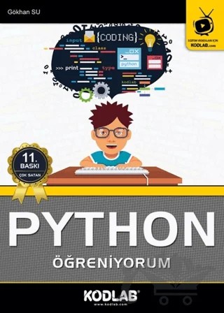Python Öğreniyorum – Gökhan Su – Kodlab Yayın Dağıtım kitap kapağı