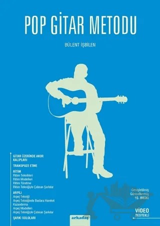Pop Gitar Metodu – Bülent İşbilen – Arkadaş Yayınları kitap kapağı