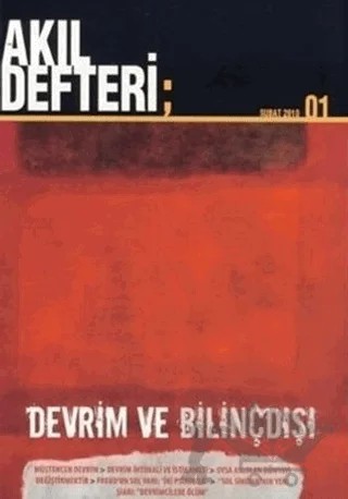 Akıl Defteri Sayı: 1 Devrim ve Bilinçdışı – Akıl Defteri Yayınları kitap kapağı