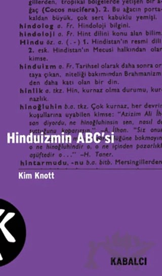Hinduizmin ABC’si – Kim Knott – Kabalcı Yayınevi kitap kapağı