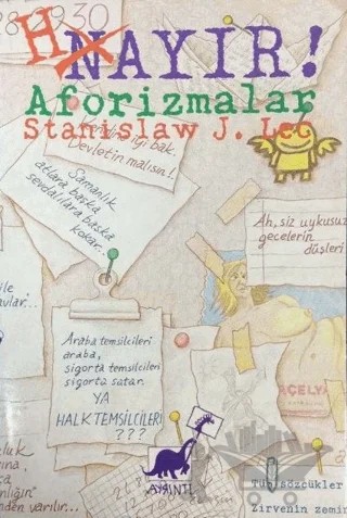 Hayır! Aforizmalar – Stanislaw J. Lec – Ayrıntı Yayınları kitap kapağı