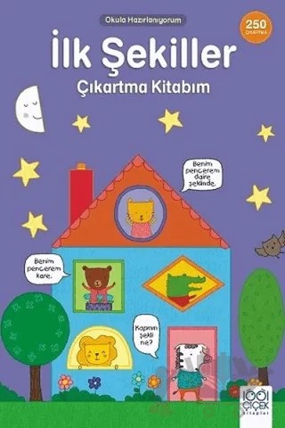 İlk Şekiller Çıkartma Kitabım - Okula Hazırlanıyorum – Kolektif – 1001 Çiçek Kitaplar kitap kapağı