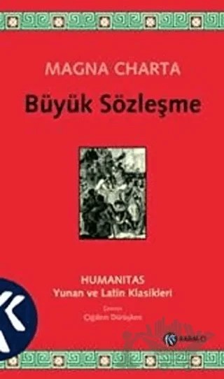 Magna Charta - Büyük Sözleşme – Anonim – Kabalcı Yayınevi kitap kapağı