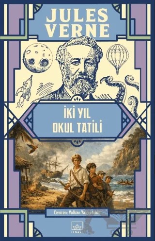 İki Yıl Okul Tatili – Jules Verne – İthaki Yayınları kitap kapağı