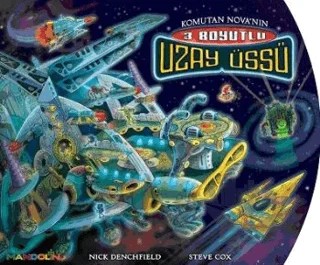 Komutan Nova’nın Uzay Üssü – Nick Denchfield – Mandolin Yayınları kitap kapağı