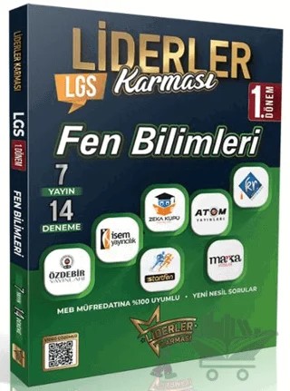 LGS 1.Dönem Fen Bilimleri Denemeleri 7 Yayın 14 Deneme – Kollektif – Liderler Karması Yayınları kitap kapağı